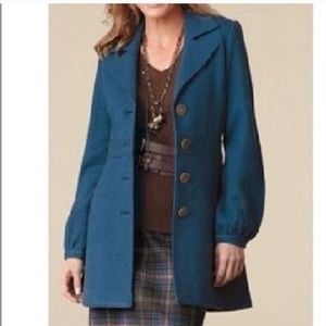Cabi Blue wool jacket sweater style 707 size M